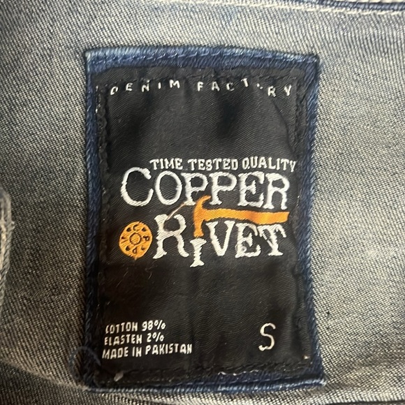 Copper Rivet “Wild Free” Sequin Tiger Denim Jacket - Picture 10 of 16